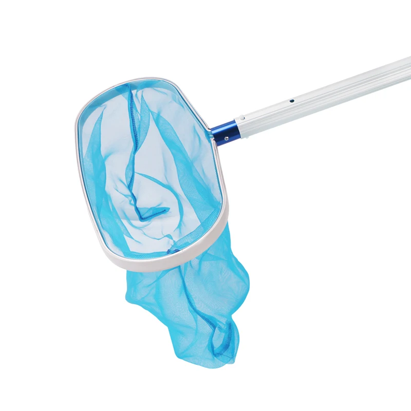 Professional Grade Aluminum Frame  Nylon Leaf Skimmer Leaves Filter Pool Leaf Skimmer For Sale