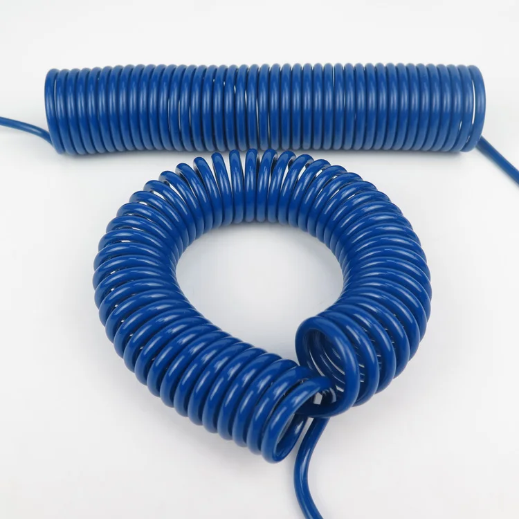 Flexible Polyurethane Tube PU Spring Coil Hose Pneumatic Colorful Spiral Hose