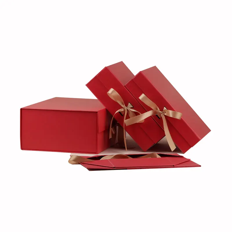 luxury design red cardboard valentine empty gift boxes boxes