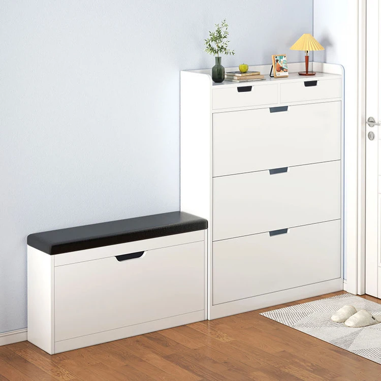 Technology wholesale competitive price shoe rack cabinet wooden shoe storage cabinet