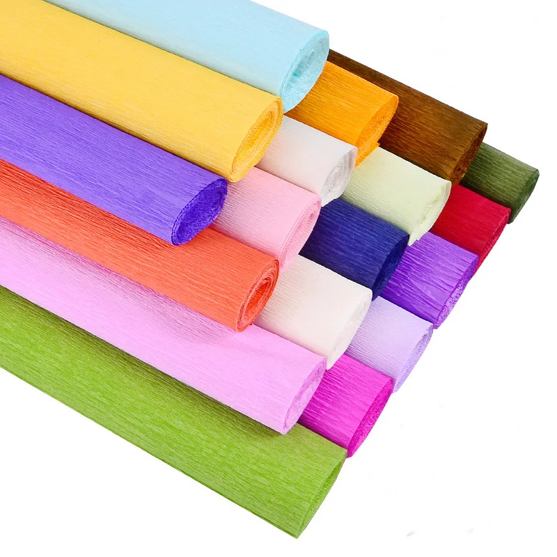 
Colorful thickened wrinkle paper kindergarten manual expansion paper 
