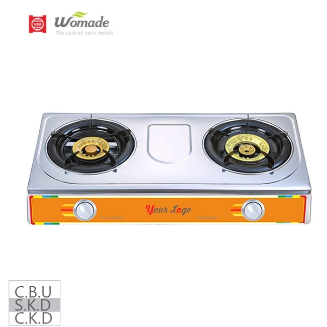 Indoor outdoor portable burner camping gas cooker butane gas stove with plastic box