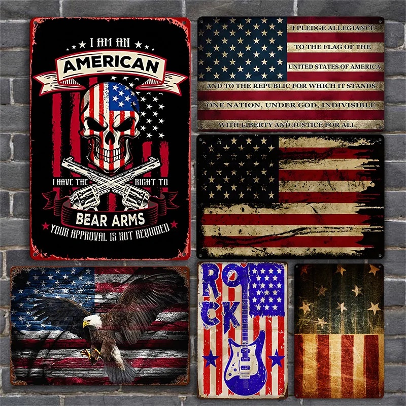 Personalized metal sign vintage garage decorative poster retro metal tin plate plaque custom vintage metal signs tin sign Tin