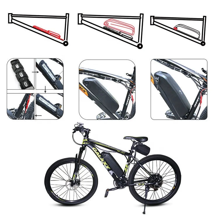 
Tax Free Downtube Hailong 18650 FST Batteries Pack 36V 10Ah 360Wh 12.5Ah 450Wh Li-ion E-bike Battery for Bafang BBS01 BBS02 