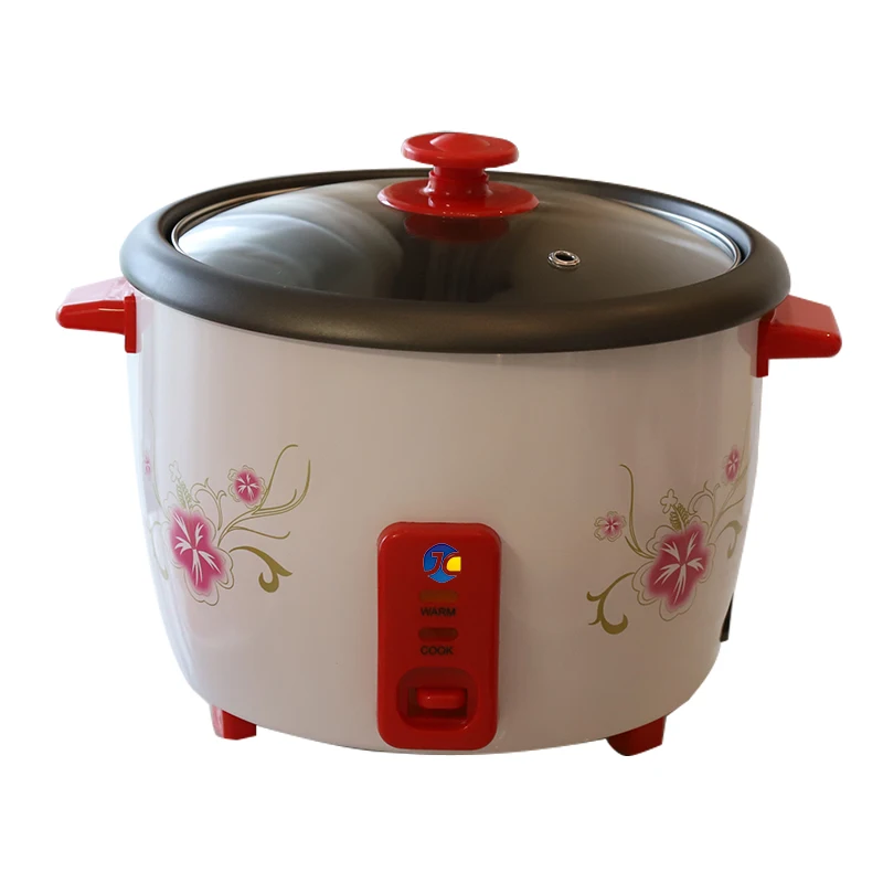 Best price non stick coating various style mechanical switch cylinder national red electric rice cooker
