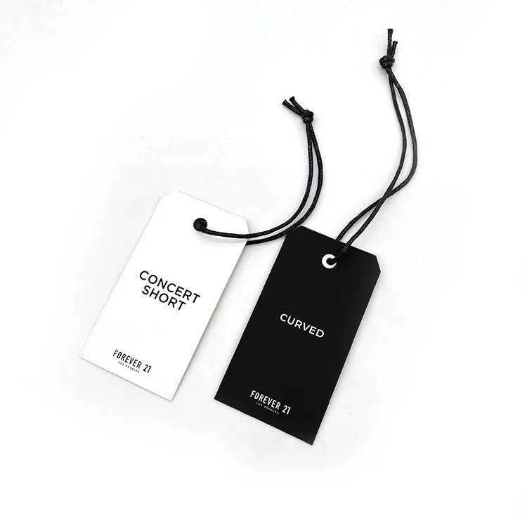 Gmi Высококачественная дешевая цена на заказ бумажная бирка для одежды джинсов с шнурком