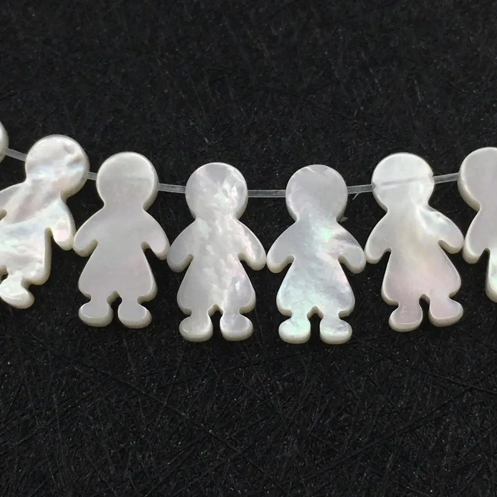 MOP shell beads boy girl pearls for DIY jewelry