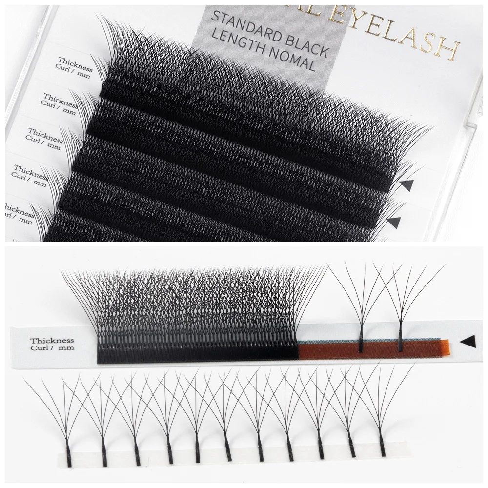 Lash Extension supplies Matte Black  YY W Lashes Volume  Premade Fan Lashes 3D 4D 5D Clover Eyelashes
