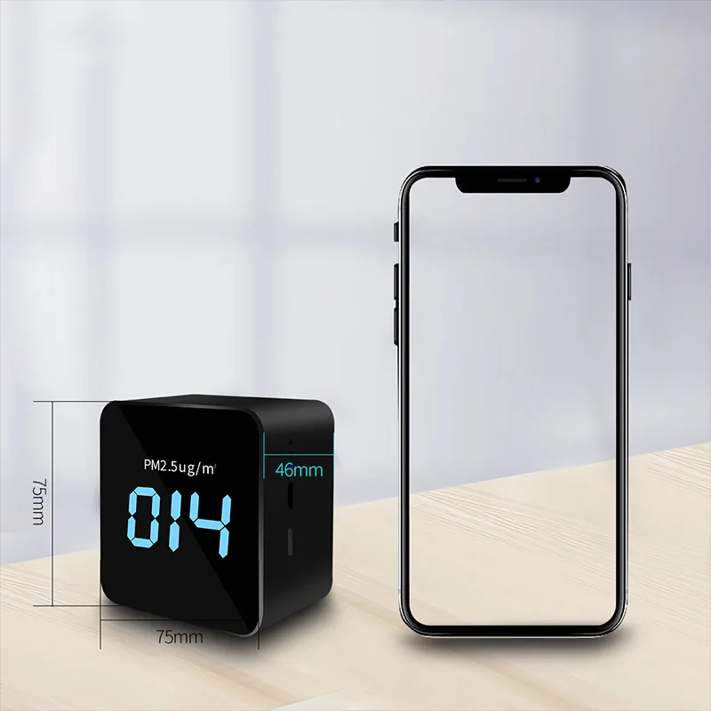 Indoor Gas Analyzer Carbon Dioxide Meter Air Quality Monitor Pm2.5 Detector