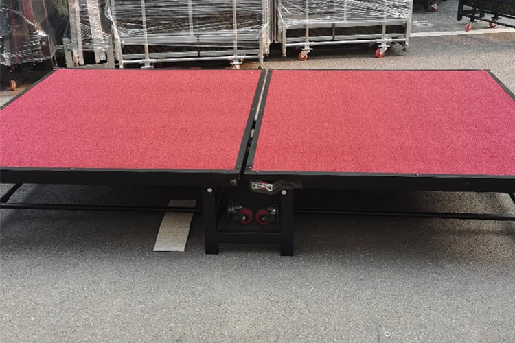 Steel folding stage custom size hotel indoor special stage