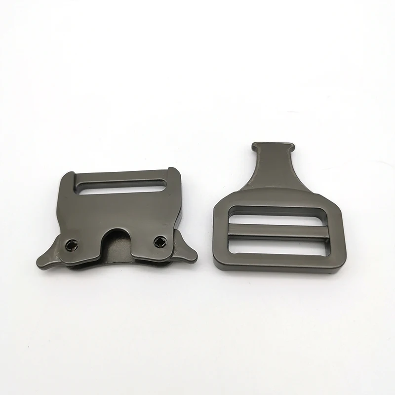 Wholesale Custom high quality alloy belt buckle metal quick side release buckles set for tactical waist bag saddle bags