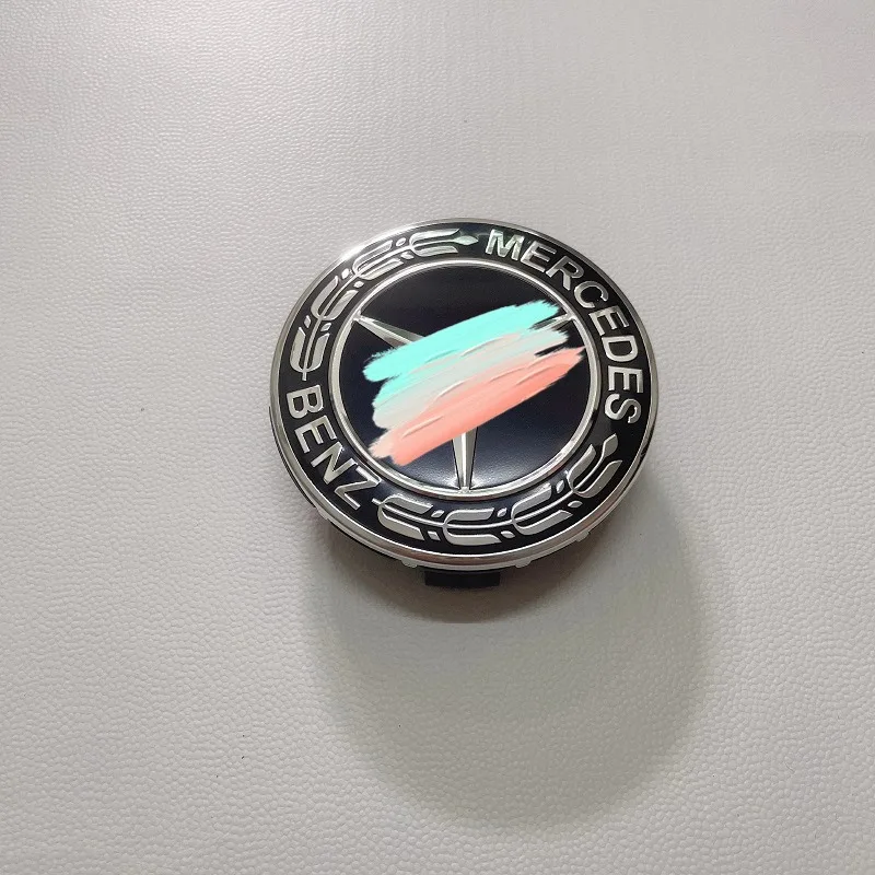 Прямые продажи с завода по продаже колес Mercedes-Benz колпачок для 75 мм C180 C200 E260 E300 ML350 glk400 AMG
