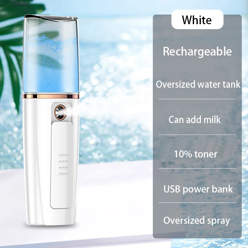 
fashion nano facial mist spray with 40ml nano mist spray face facial moisturizing handy atomization mister 