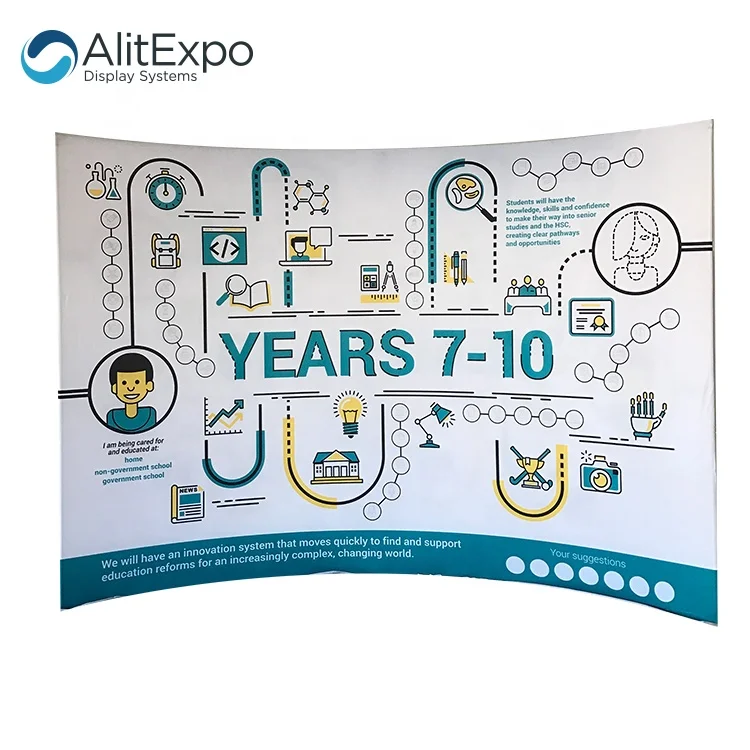 International standard exhibition system booth design 3X3 trade show display