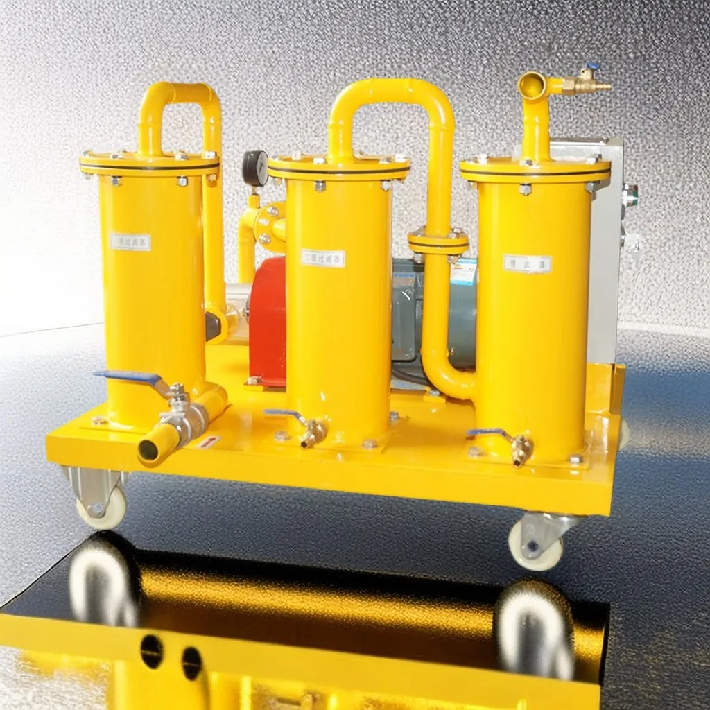 Portable vacuum lubricating oil purification transformer oil filtering machines hydraulic oil purifier