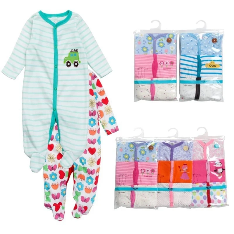 2022 New Arrival Baby Autumn Clothes Long Sleeve Bodysuit Coverall Pure Cotton Baby Jumpsuit Rompers Baby Romper Set