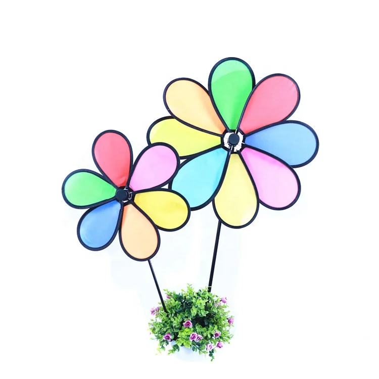 Funny Cheap And Interesting Playing Plastic Garden Windmill Toys For Kids
