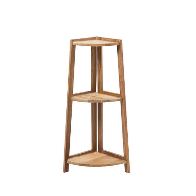 
Wood flower racks in three layers size in door or out side living room corner rack 
