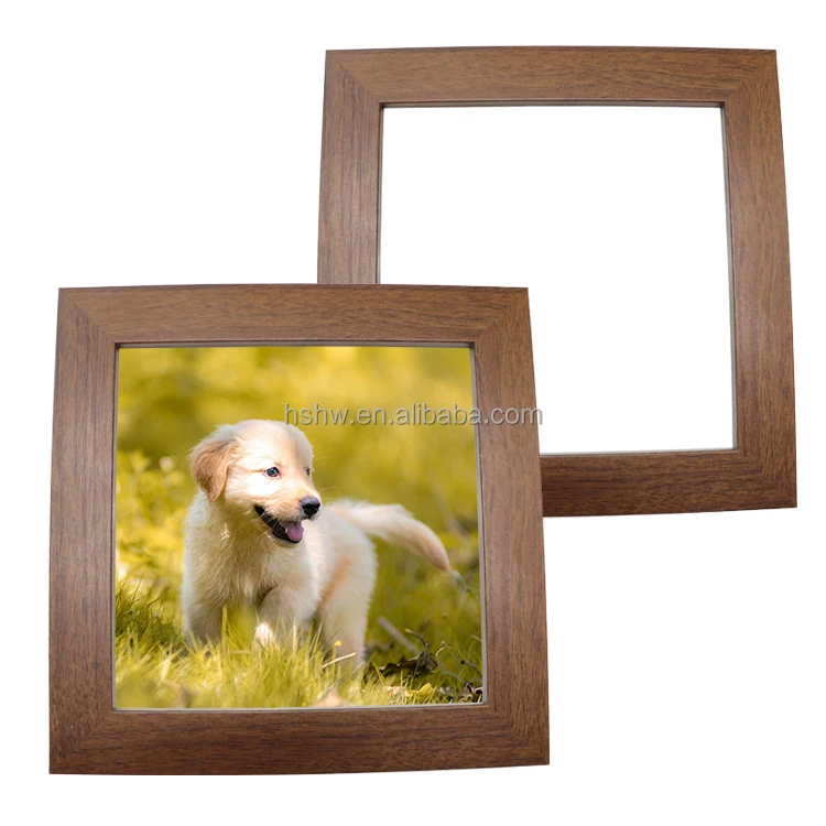 8 Inch For DIY Printing Photo Tiles Wall Decor Glossy Coating Finish White MDF Sublimation Frame Blanks