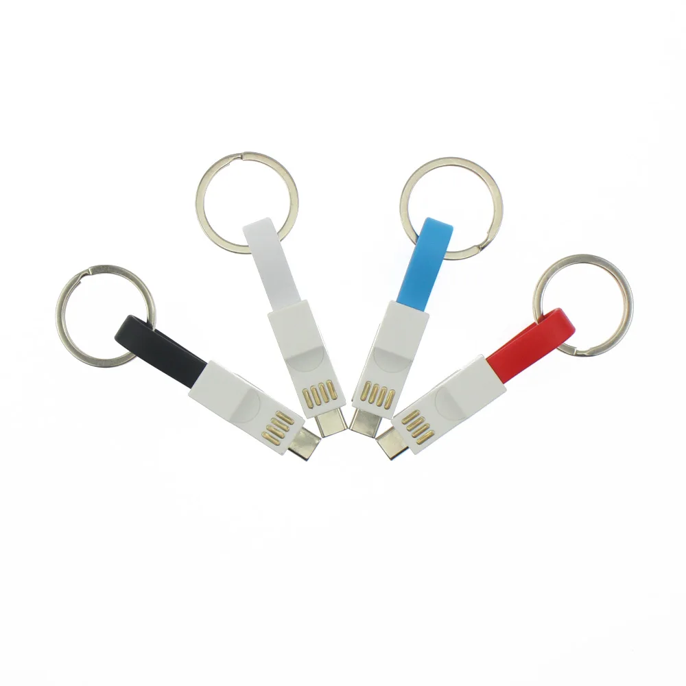 
Promotional keyring 3 in 1 magnetic usb cable for all kinds of smartphones 