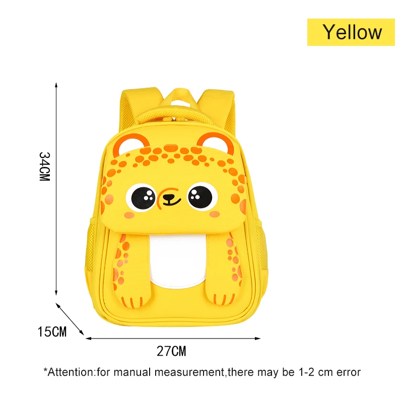 Cute toddler school bag for children waterproof with cute character toddler schoolbag light weight children bag