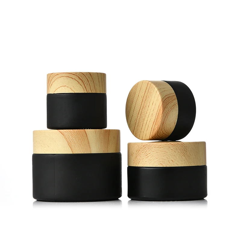 
empty lotion glass bottle jars for cosmetic cream glass cosmetic bottle set series 20g 30g 50g face cream jar 