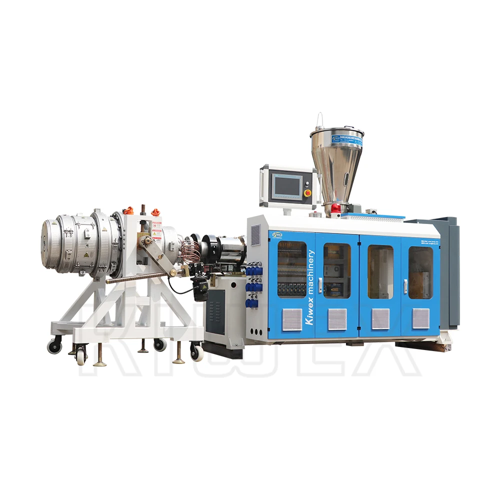 high speed PVC pipe  extrusion line with lower price plastic making machine/extruder machine