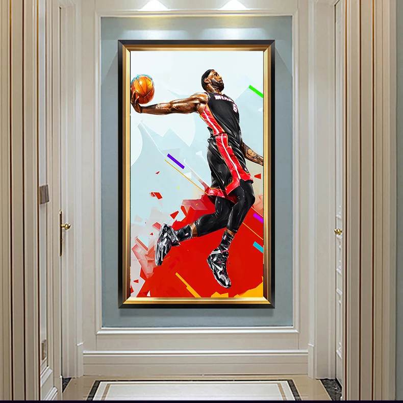  Большой баскетбольный игрок Kobe футбол звезда настенные картины и постеры для домашнего декора мальчиков комната украшение
