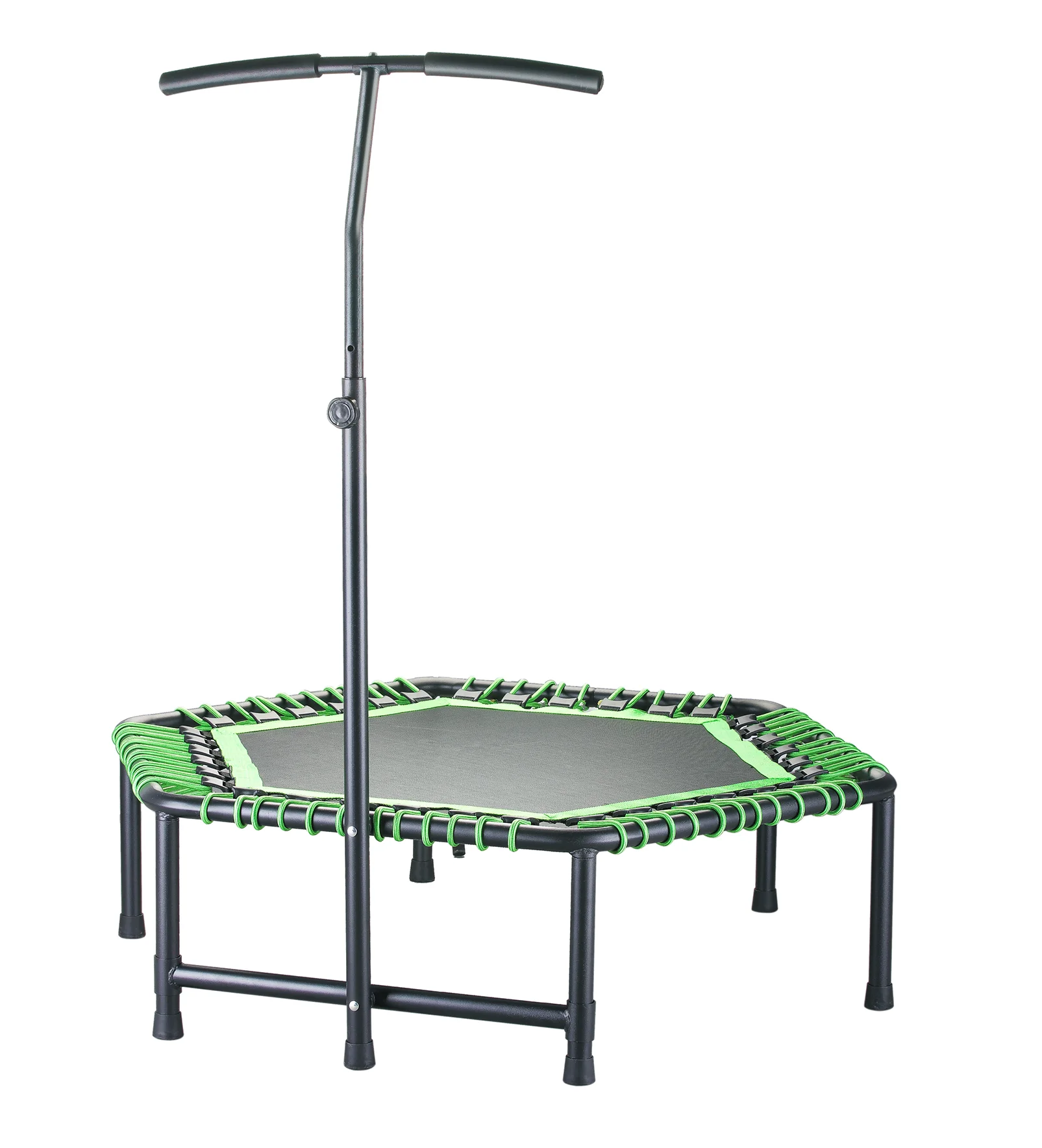 Hot sales High Elastic Adult Bouncing trampoline Indoor fitness hexagon trampoline
