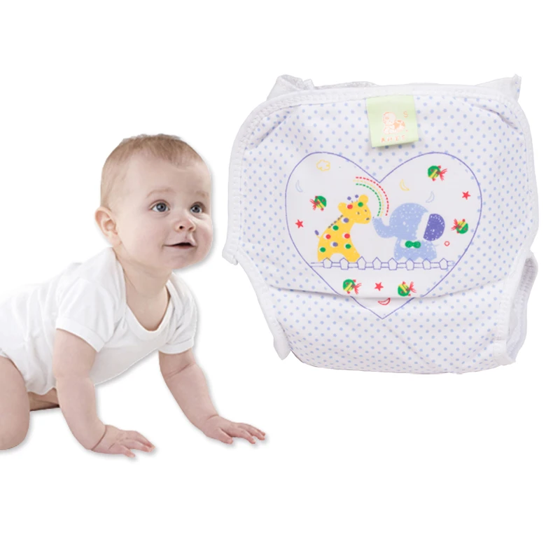 Reusable baby diaper cloth nappies diapers washable high quality pvc diaper cloth pants