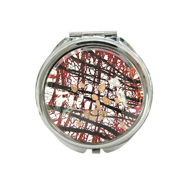 Novelty Design Promotional Gift Decorative Makeup Pocket cosmetic mirror