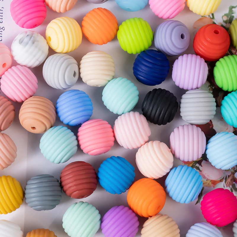2023 explosive sales baby pacifier clip silicone beads baby teethers newborn silicone tooth bead virgen