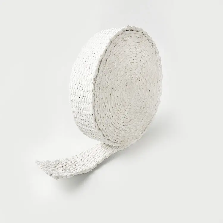 T062 Non Asbestos Fiber Tape High Temperature Resisting Dust Free Heat Insulation Material