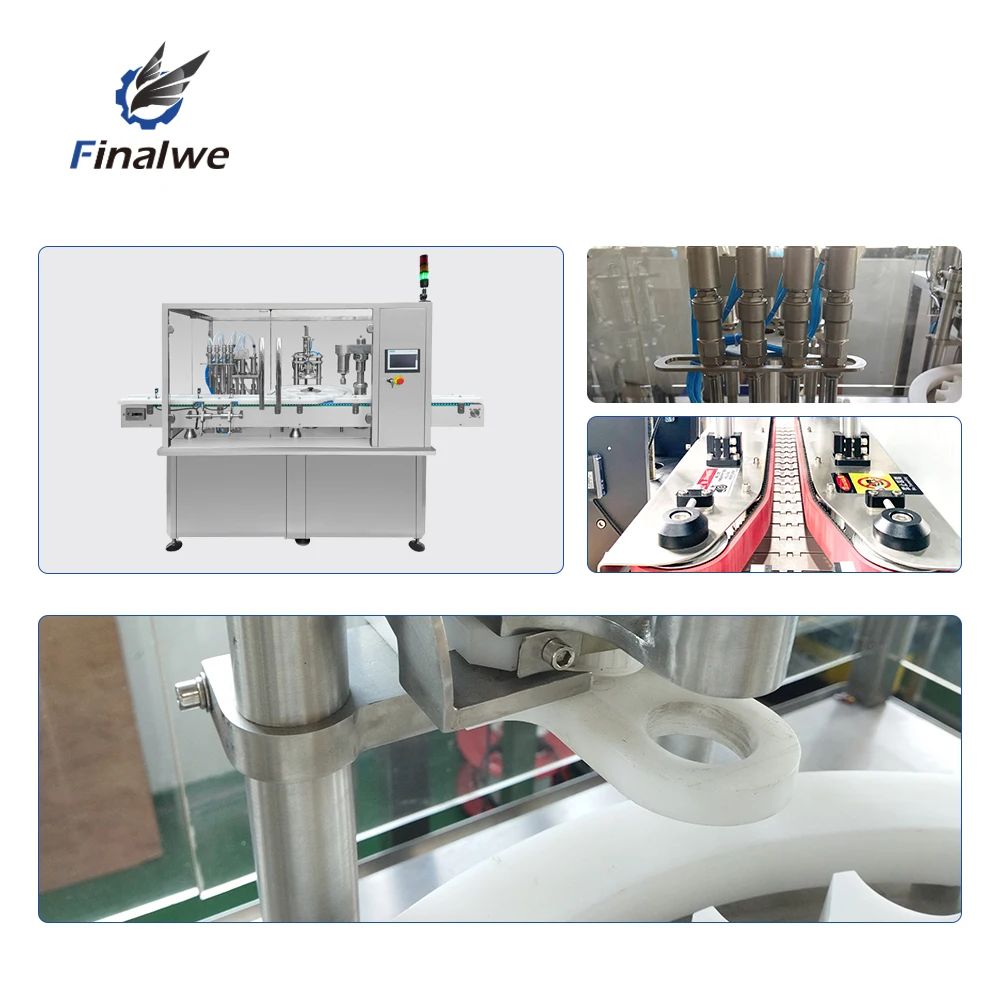 2/4/6/8/10 Heads Automatic Shampoo Body Wash And Dishwashing Liquid Filling Machine in Stock