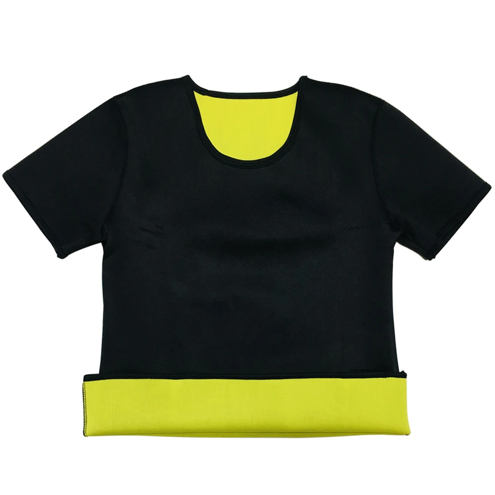 Hot selling Men Neoprene Shaperwear Waist Trainer Sauna Sweat Corset T-Shirts Slimming Vest