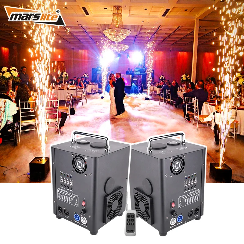 Stage Lighting Equipment 600W Cold Spark Machine Wedding Dmx Control Cold Spark Machine 600W Wireless Cold Spark Machine
