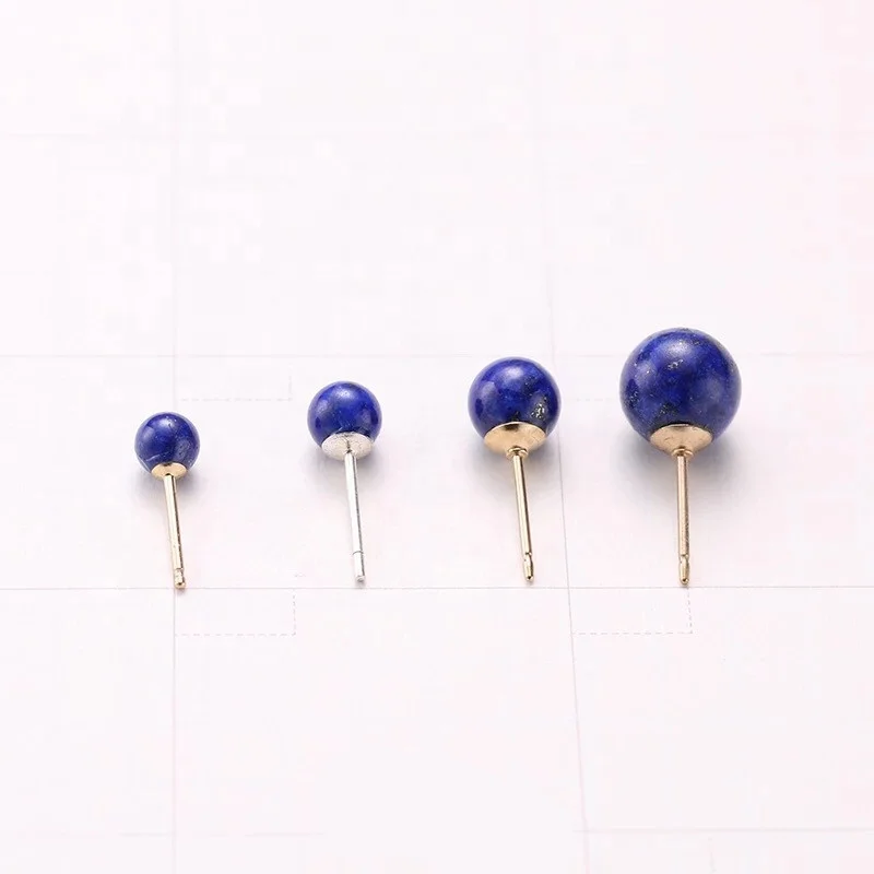 Wholesale Custom 925 Sterling Silver Jewelry Pearl Earring Stud Accessories for Pearl Earrings Making