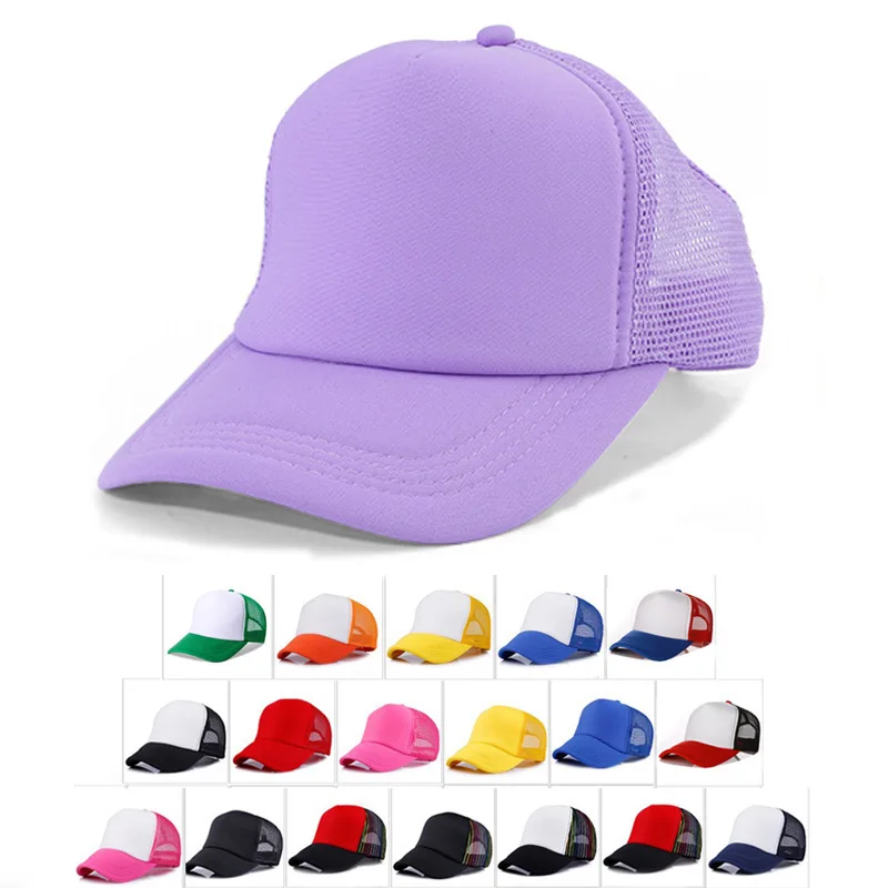 Alibaba оптовая продажа низкая цена летняя простая Бейсбольная Кепка-тракер рекламная сетчатая