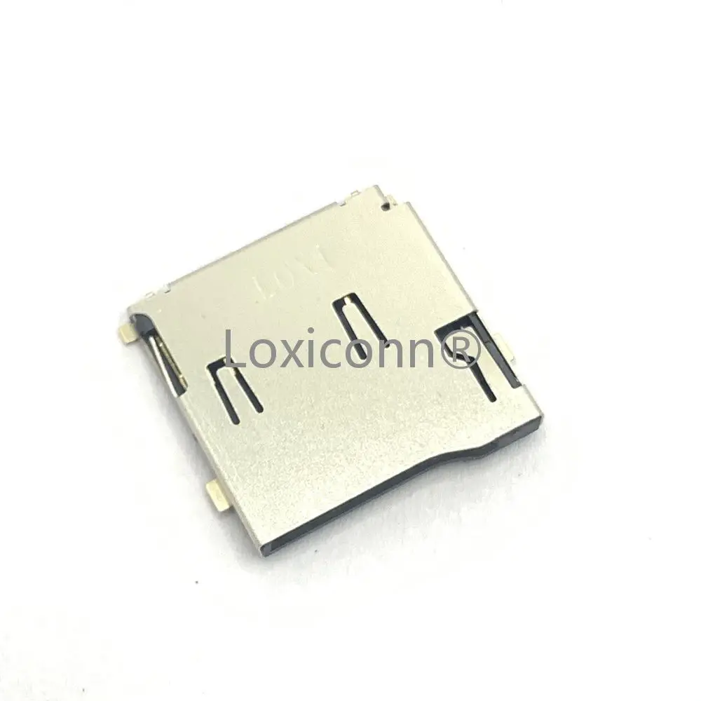 High quality LOXI brand TF connector mobile phone memory card holder push push type TF card slot