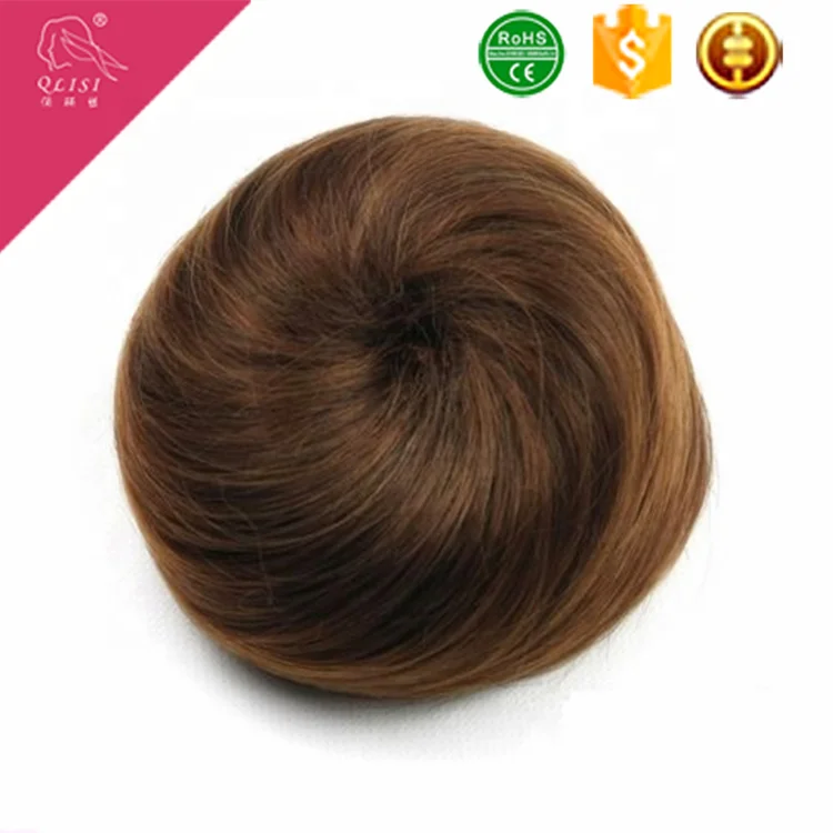 synthetic hair clip in chignon hair bun hair extension