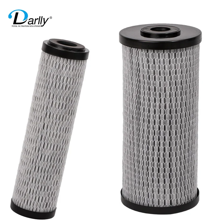 8 inch carbon block filter low pressure difference and stable flow rate