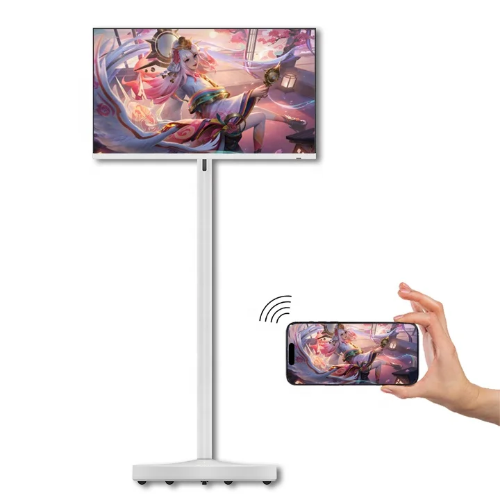 Телевизоры портативная Сенсорная панель Smart TV 27 дюймов lg smart tv домашнее радио Светодиодный экран уличный