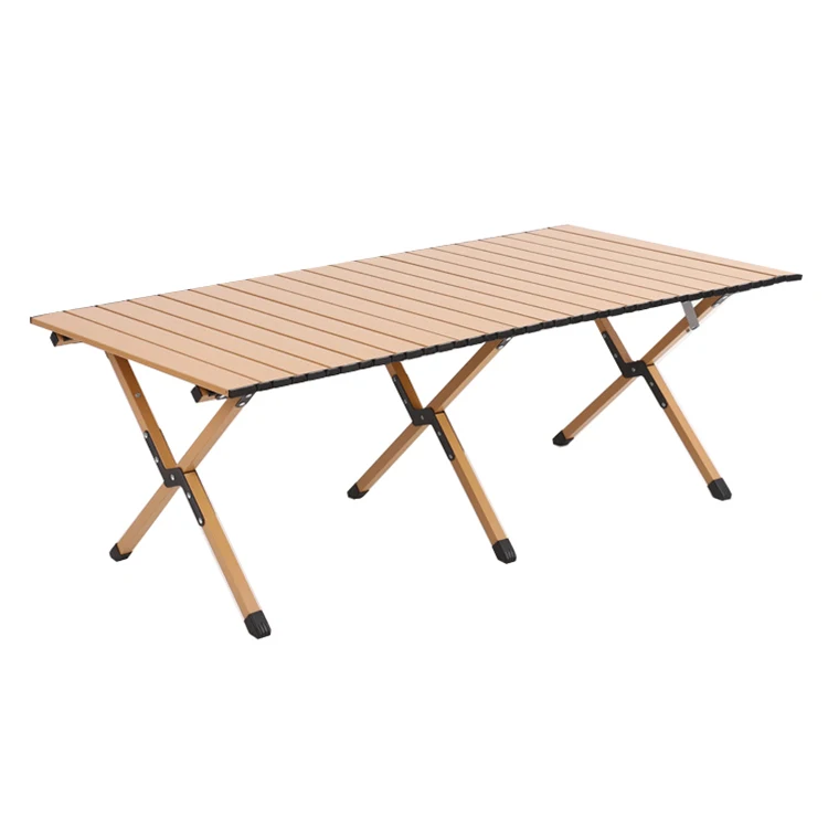 Camping Table Portable Roll up Picnic Tableportable Aluminium Low Wooden Metal Stainless Steel Camping Folding Outdoor Modern