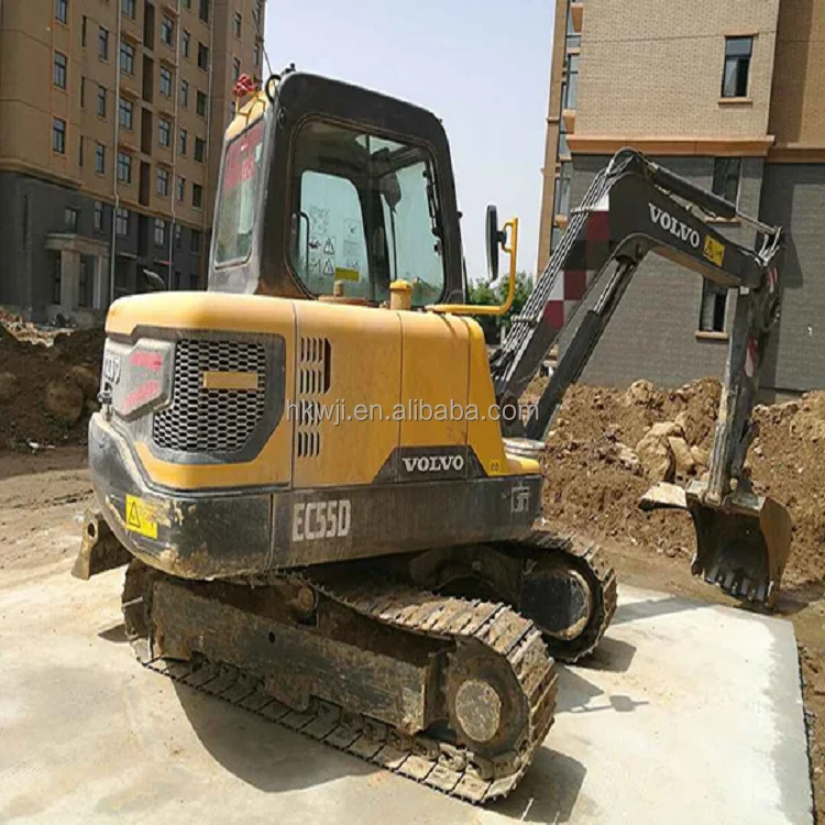 used volvo EC55D mini  excavator good quality good price   / second hand volvo EC55D crawler excavators for sale