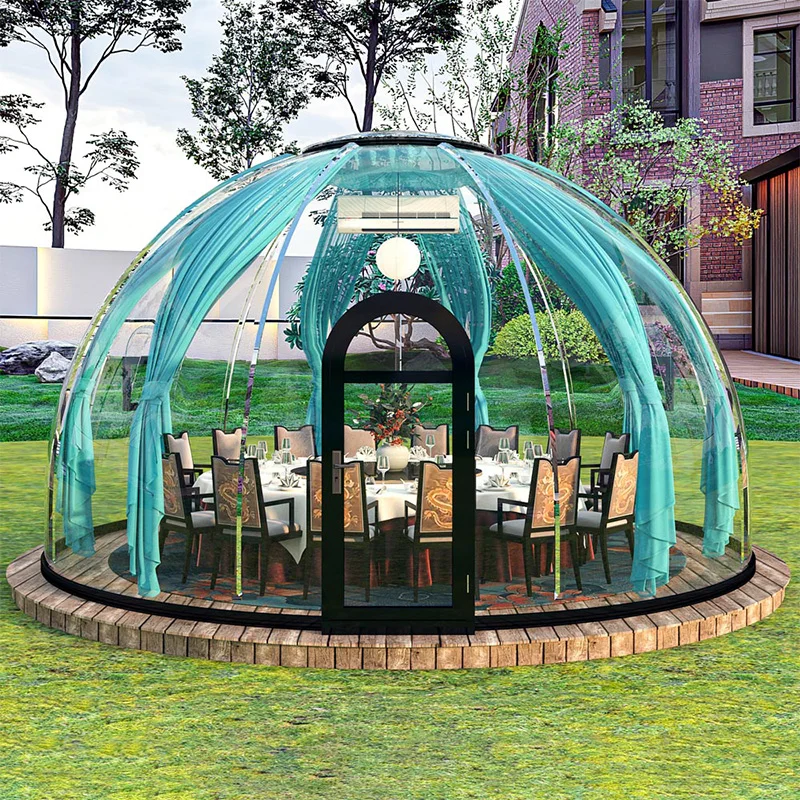 PC Dome Outdoor Quality Glamping Igloo Glass Garden Dome Tent