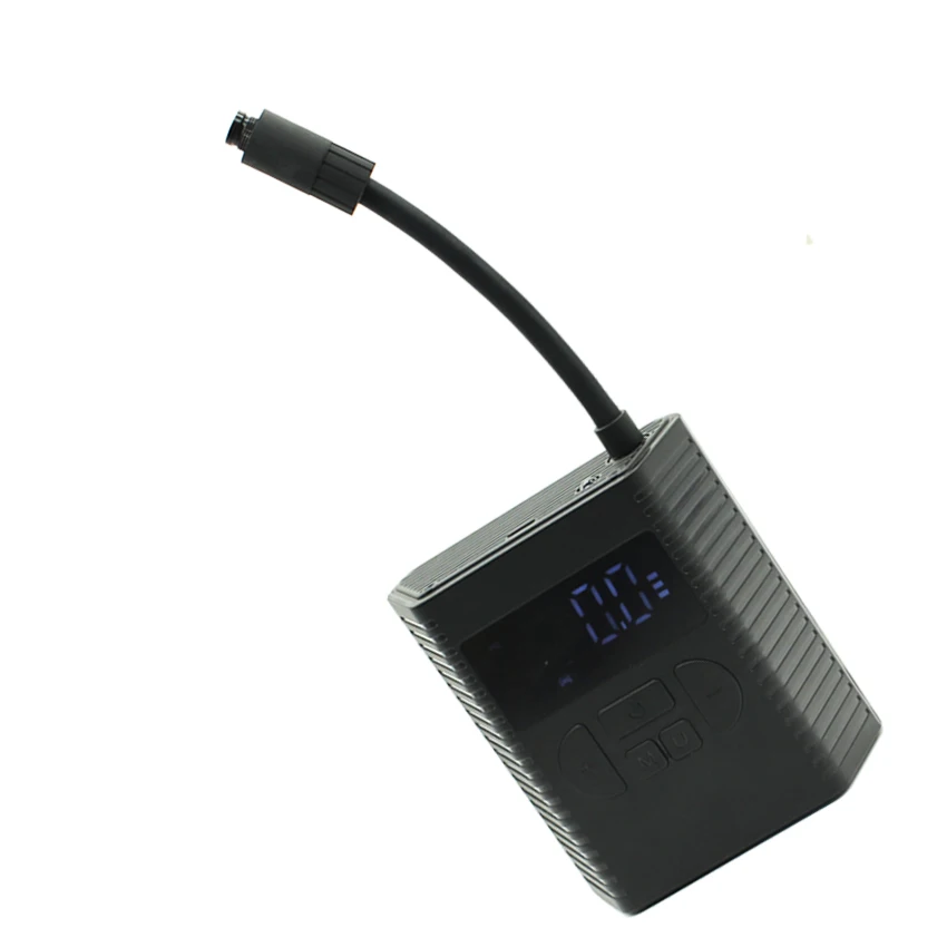 Micro TYPE-C 12V Handheld Wireless Portable Car Tire Air Pump Wheel Inflator With Emergency Light