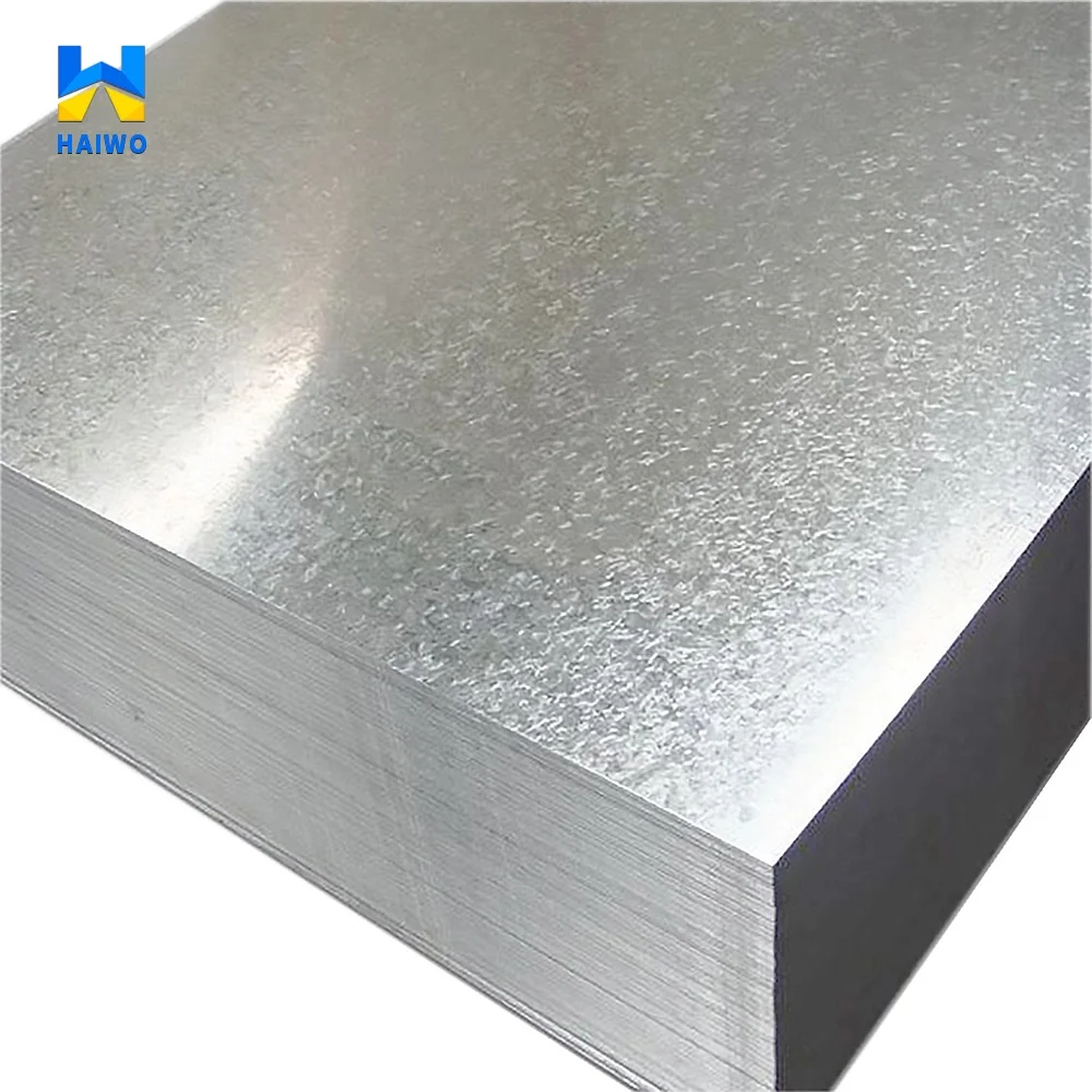 Haiwo Dx51D SGCC Z275 PPGI PPGL zero small regular big spangle Galvanized metal Zinc Coating steel sheet coil Color Steel Tile