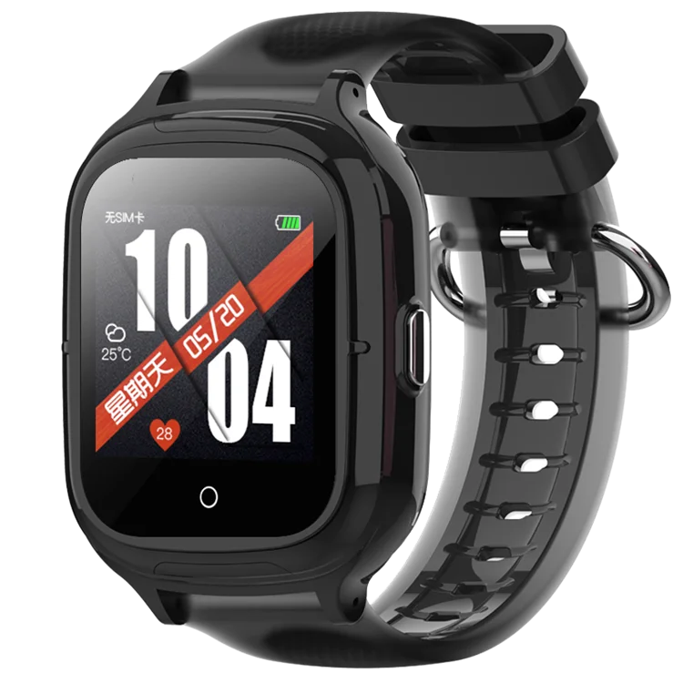 Latest Df55 1.4Inch 4G Nano Sim Card Hd Video Call Ip67 Safe Gps Wifi Lbs Sos Music Kids Smart Watch