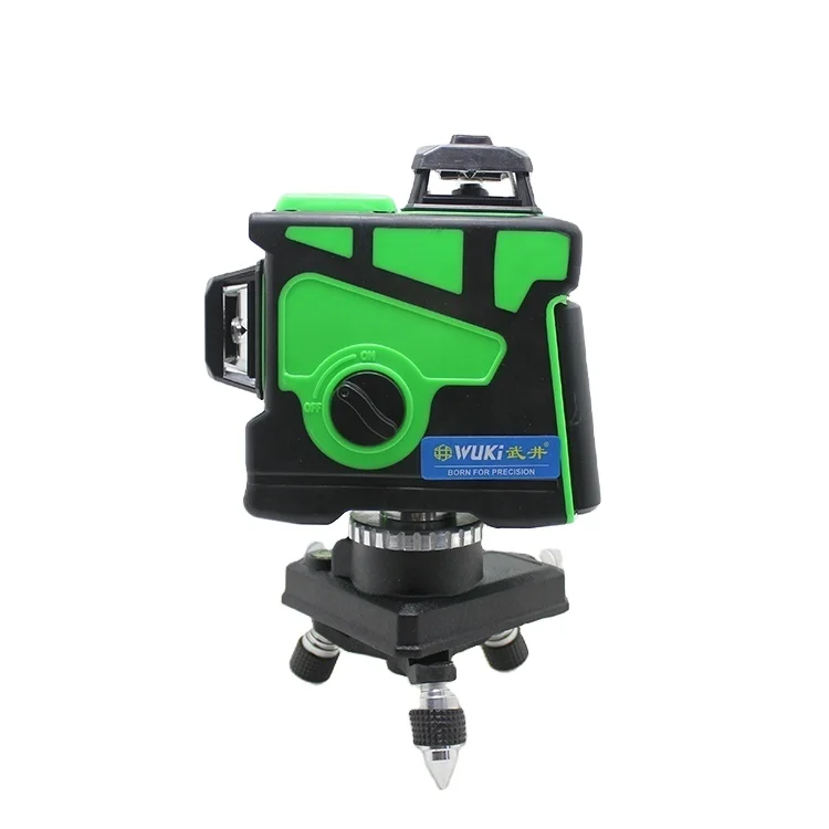 Hot Selling Factory 3D All-Around Wall Laser Level 12 Lines 3D Self-Leveling 360 Green Rotary Industrial Meter Original Battery