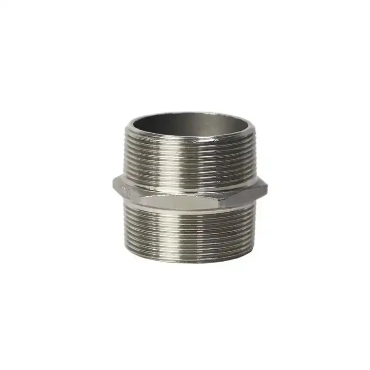 Instrumentation Pipe Fittings Stainless steel 316/316L 6000 PSI Monel Duplex Hastelloy C276,6Mo Male Thread NPT Hex Nipple